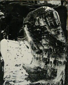 592 - Mixed technique on wood 92 x 73 cm. 2026